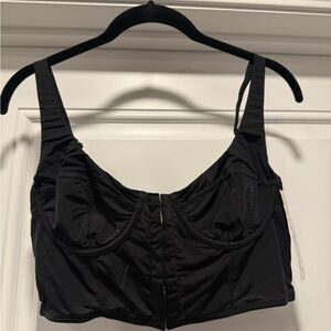 Women's Black Bustier Top corset